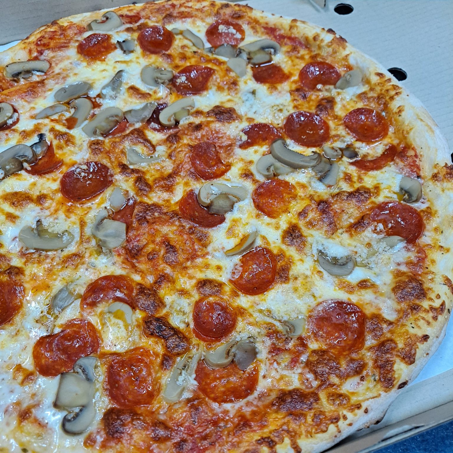 Pepperoni and Mushroom Pizza New York Pizza House Order Online
